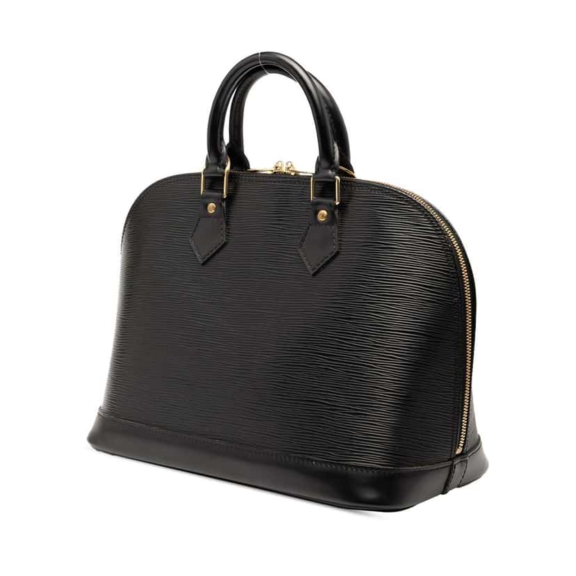 Louis Vuitton Epi Alma PM Black Leather Good condition - Back View