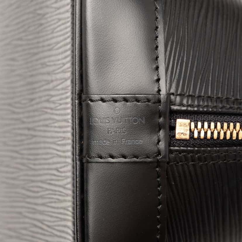 Louis Vuitton Epi Alma PM Black Leather Good condition - Box View