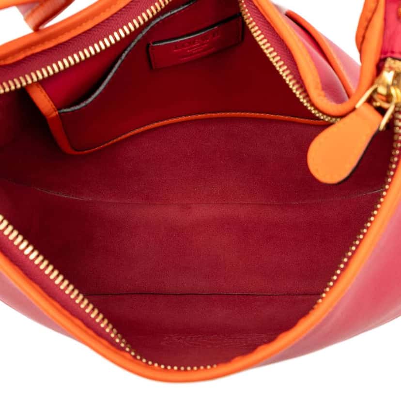Loewe Leather Anagram Sofia Crossbody Red Leather Good condition - Model View