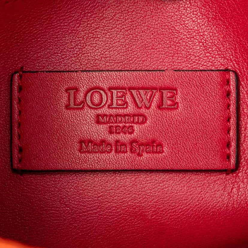 Loewe Leather Anagram Sofia Crossbody Red Leather Good condition - Box View