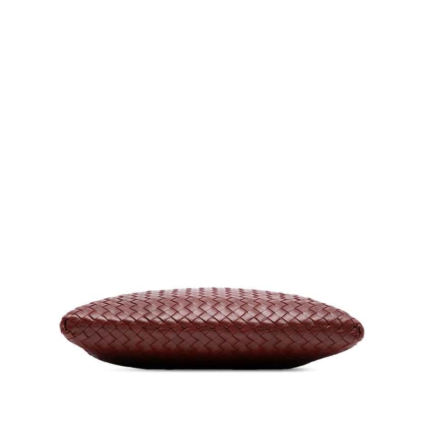 Bottega Veneta Nappa Intrecciato Crossbody Red Leather Good condition - Inside View