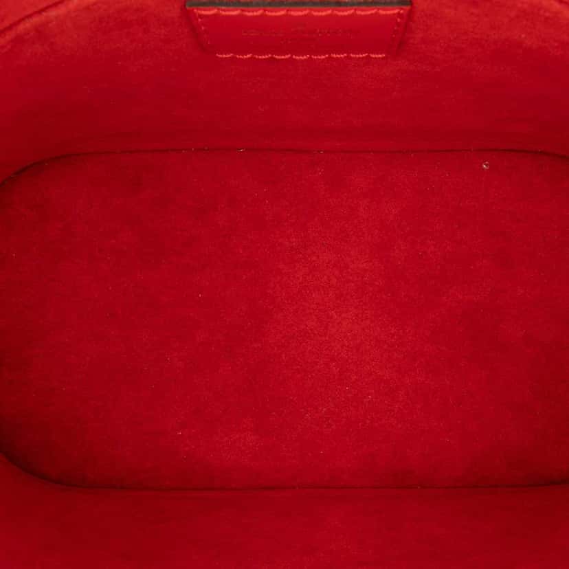 Louis Vuitton Epi Mini Alma Red Leather Good condition - Model View