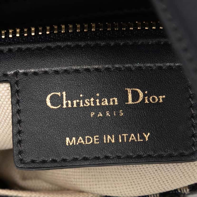Dior Oblique Canvas Saddle Bag Blue Canvas Good condition - Box View