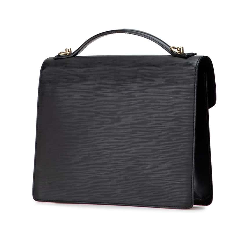 Louis Vuitton Epi Monceau 28 Black Leather Good condition - Back View
