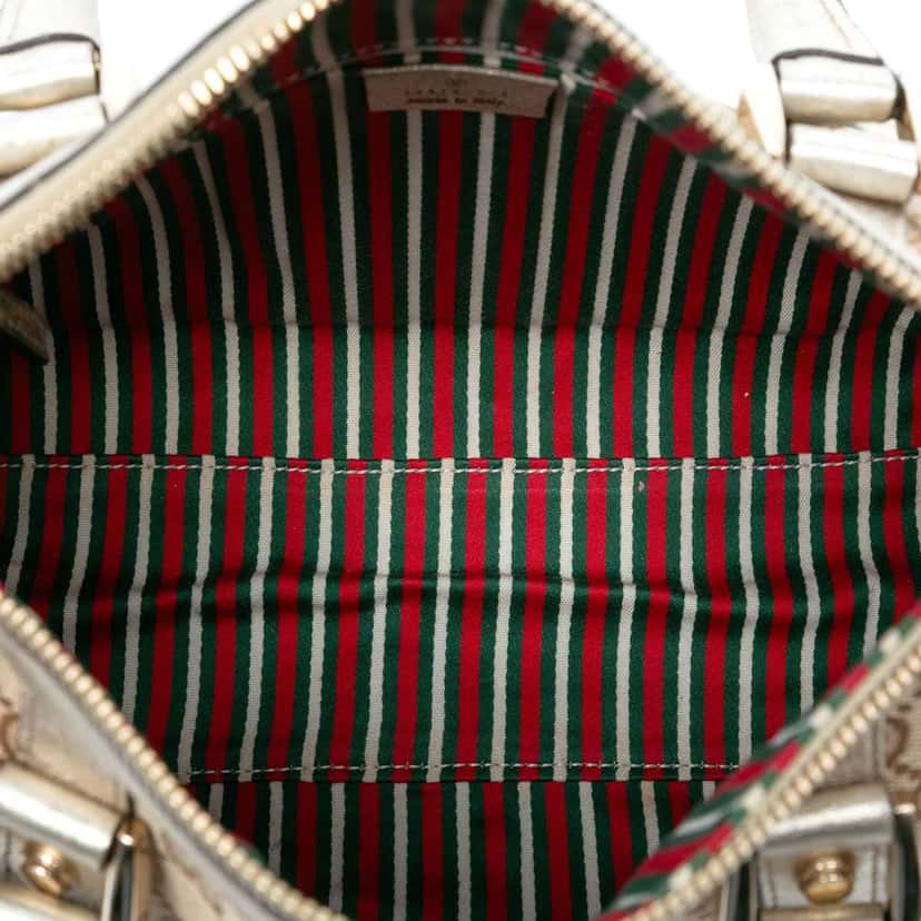 Gucci GG Canvas Abbey D Ring Boston Bag Brown Canvas Good condition - Model View