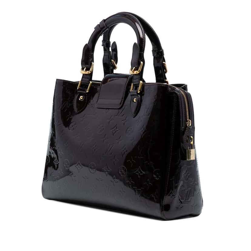 Louis Vuitton Monogram Vernis Melrose Avenue Purple Leather Good condition - Back View