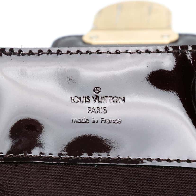 Louis Vuitton Monogram Vernis Melrose Avenue Purple Leather Good condition - Box View