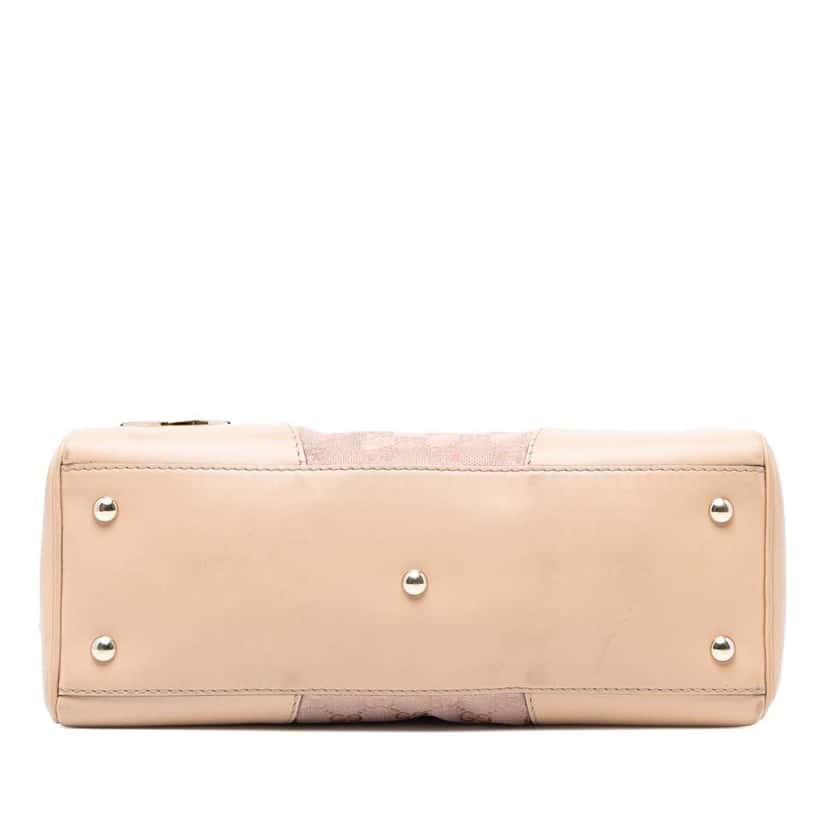 Gucci GG Canvas Lovely Handbag Pink Canvas Good condition - Inside View