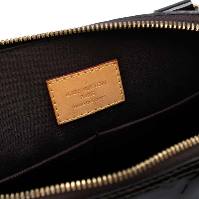 Louis Vuitton Monogram Vernis Alma PM Purple Leather Good condition - Box View