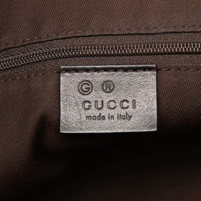 Gucci Guccissima Sukey Satchel Brown Leather Good condition - Box View