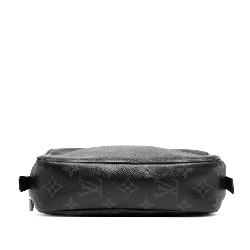 Louis Vuitton Monogram Eclipse Toilet Pouch PM Black Good condition - Inside View