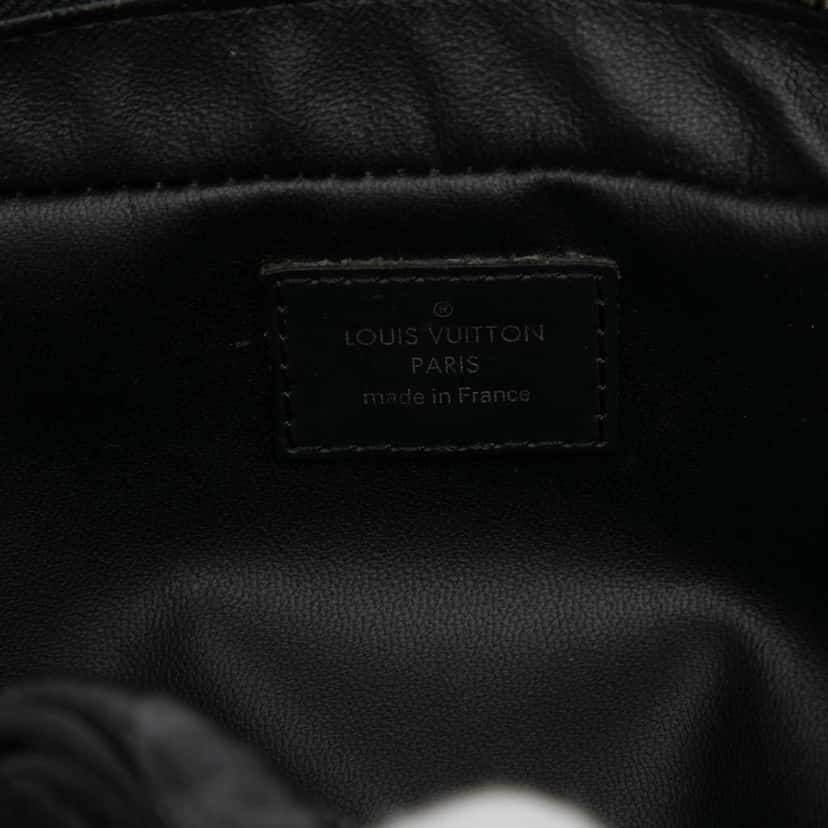 Louis Vuitton Monogram Eclipse Toilet Pouch PM Black Good condition - Box View