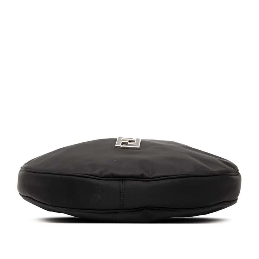 Fendi Nylon FF Shoulder Bag Black Good condition - Inside View