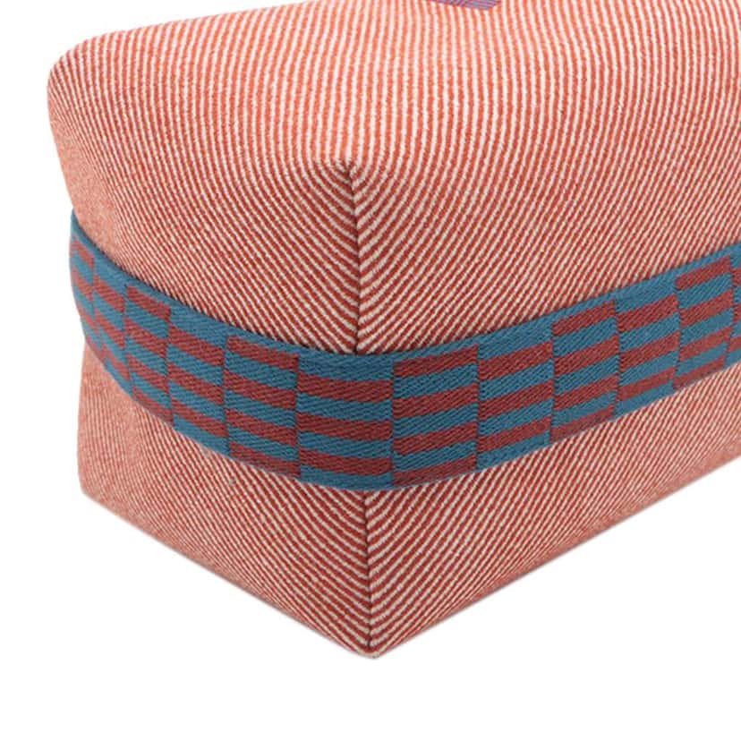 Hermès Large Wool Bride A Brac H Natte Case Orange Wool Very good condition - Inside View