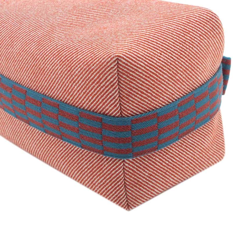 Hermès Large Wool Bride A Brac H Natte Case Orange Wool Very good condition - Model View