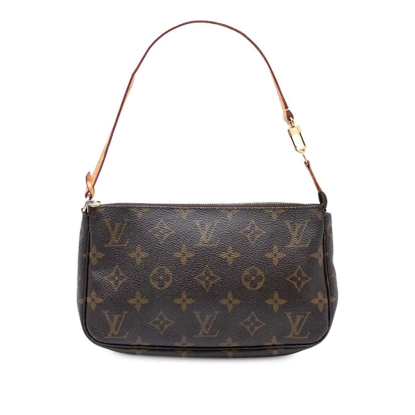 Louis Vuitton Monogram Pochette Accessoires Brown Good condition - Front View