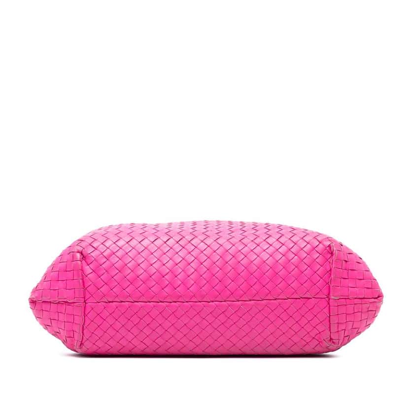 Bottega Veneta Large Nappa Intrecciato Capri Tote Pink Leather Very good condition - Inside View