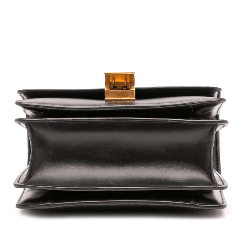 Celine Small Calfskin Classic Box Black Leather Good condition - Inside View