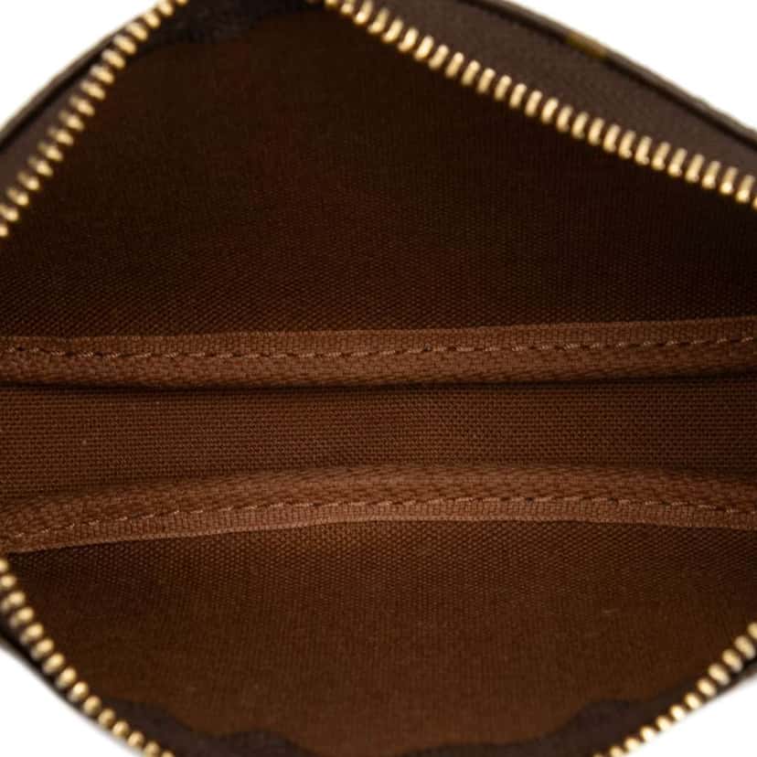 Louis Vuitton Monogram Mini Pochette Accessoires Brown Good condition - Model View