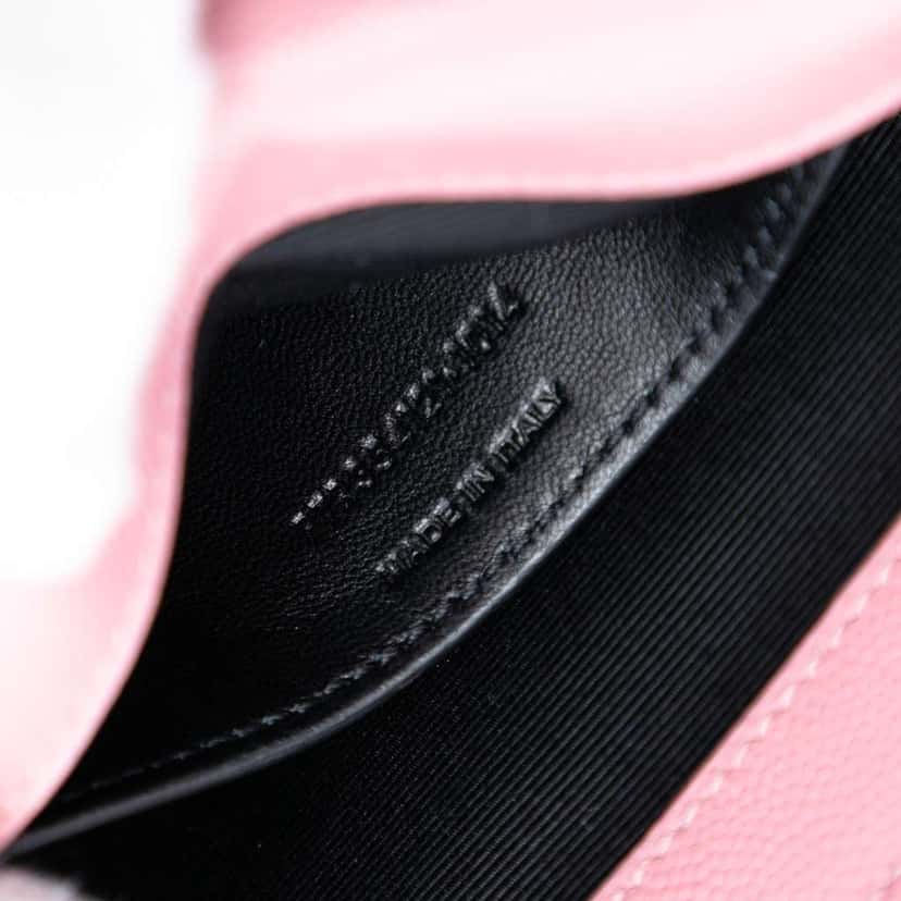 Saint Laurent Small Grain De Poudre Monogram Kate Crossbody Pink Leather Good condition - Box View