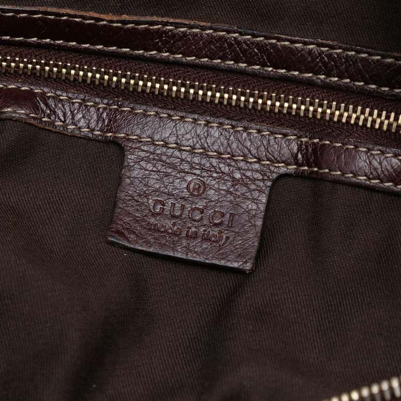 Gucci GG Canvas Horsebit Nail Boston Bag Brown Canvas Good condition - Box View