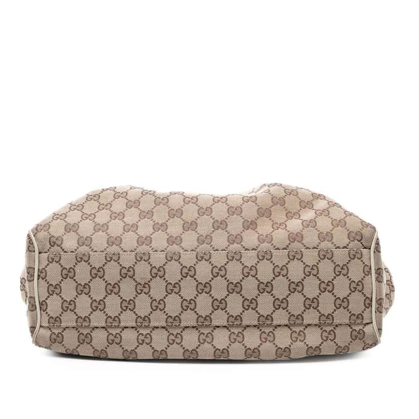 Gucci Medium GG Canvas Sukey Tote Brown Canvas Good condition - Inside View
