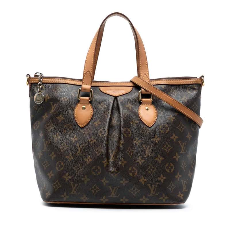 Louis Vuitton Monogram Palermo PM Brown Good condition - Front View