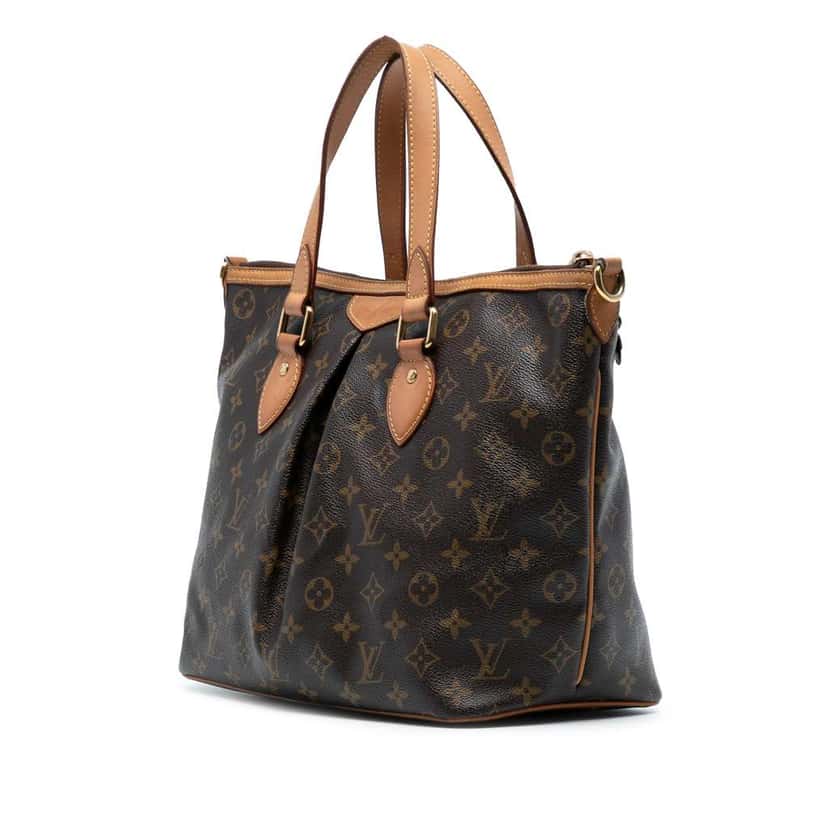 Louis Vuitton Monogram Palermo PM Brown Good condition - Back View