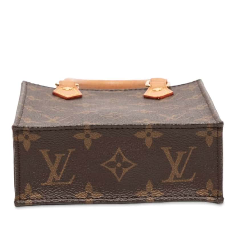 Louis Vuitton Monogram Petit Sac Plat Brown Good condition - Inside View