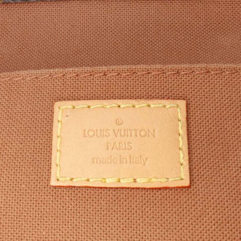 Louis Vuitton Monogram Petit Sac Plat Brown Good condition - Box View