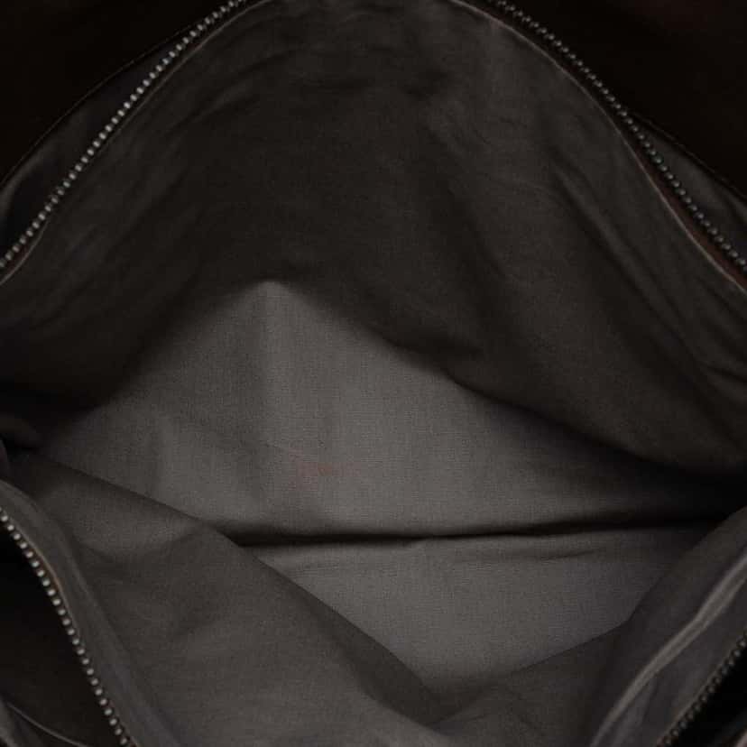 Bottega Veneta Nappa Intrecciato Club Fume Briefcase Brown Leather Good condition - Model View