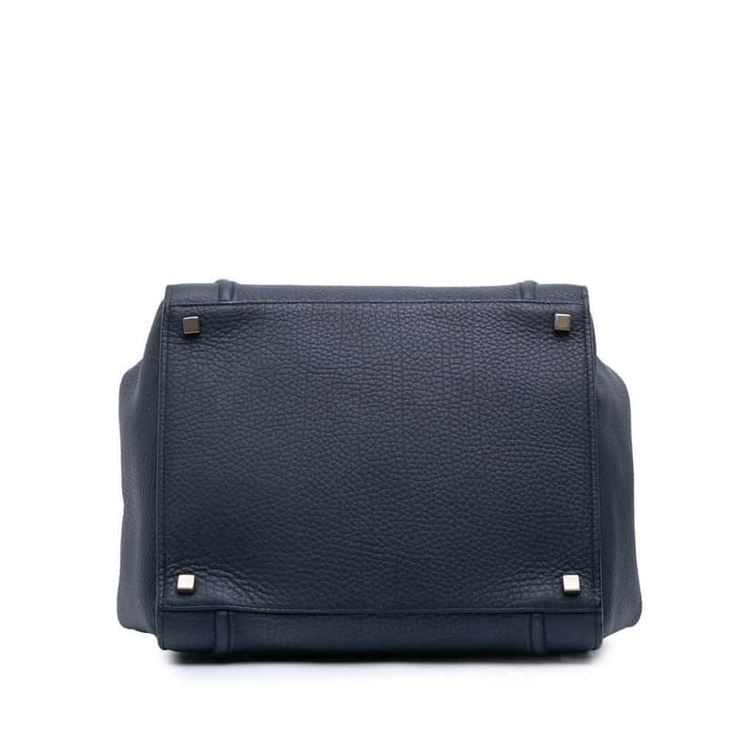 Celine Medium Grained Calfskin Phantom Luggage Tote Blue Leather Good condition - Inside View