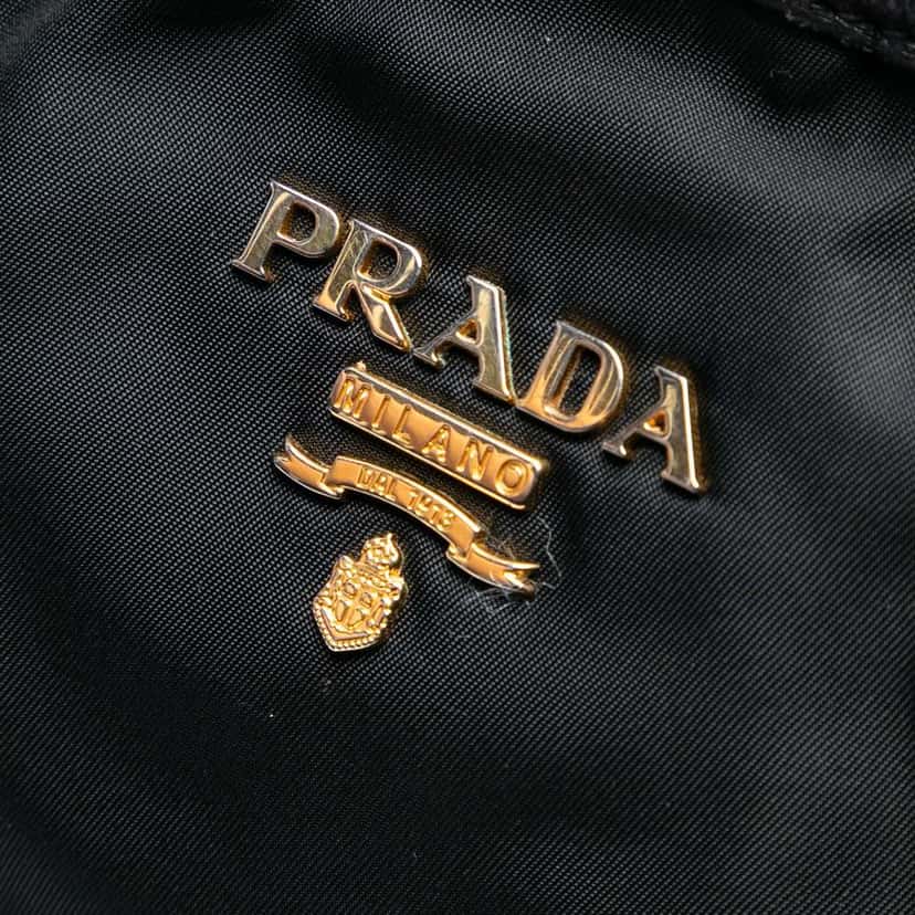 Prada Tessuto Tote Black Good condition - Box View