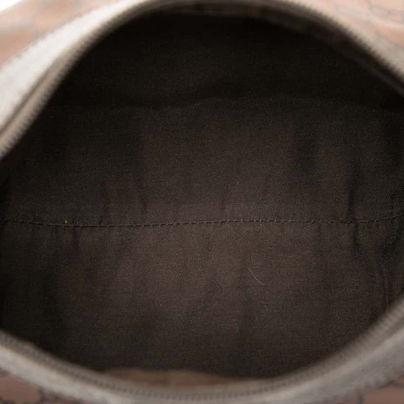 Gucci GG Canvas Abbey D Ring Shoulder Bag Brown Canvas Fair condition - Model View
