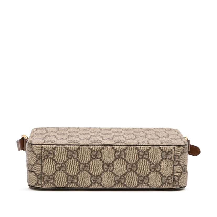 Gucci GG Supreme Interlocking G Crossbody Brown Canvas Good condition - Inside View