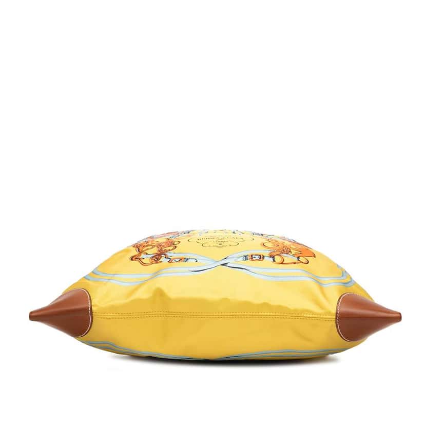 Hermès Silk and Barenia Brides de Gala Silky City 38 Yellow Silk Good condition - Inside View