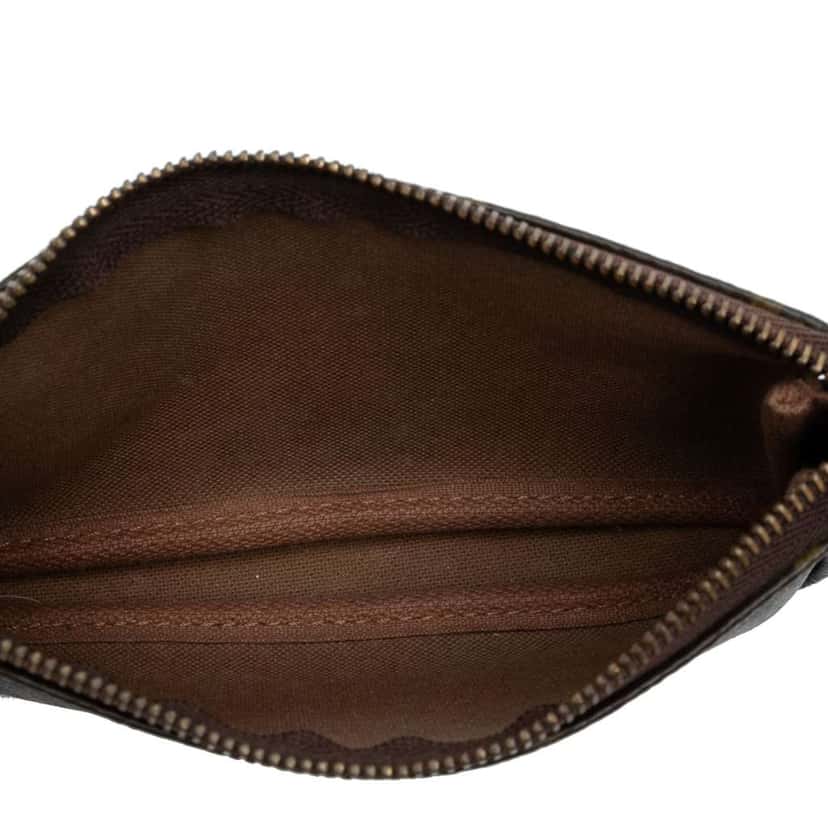 Louis Vuitton Monogram Mini Pochette Accessoires Brown Good condition - Model View