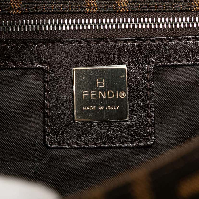 Fendi Zucca Canvas Handbag Brown Canvas Good condition - Box View