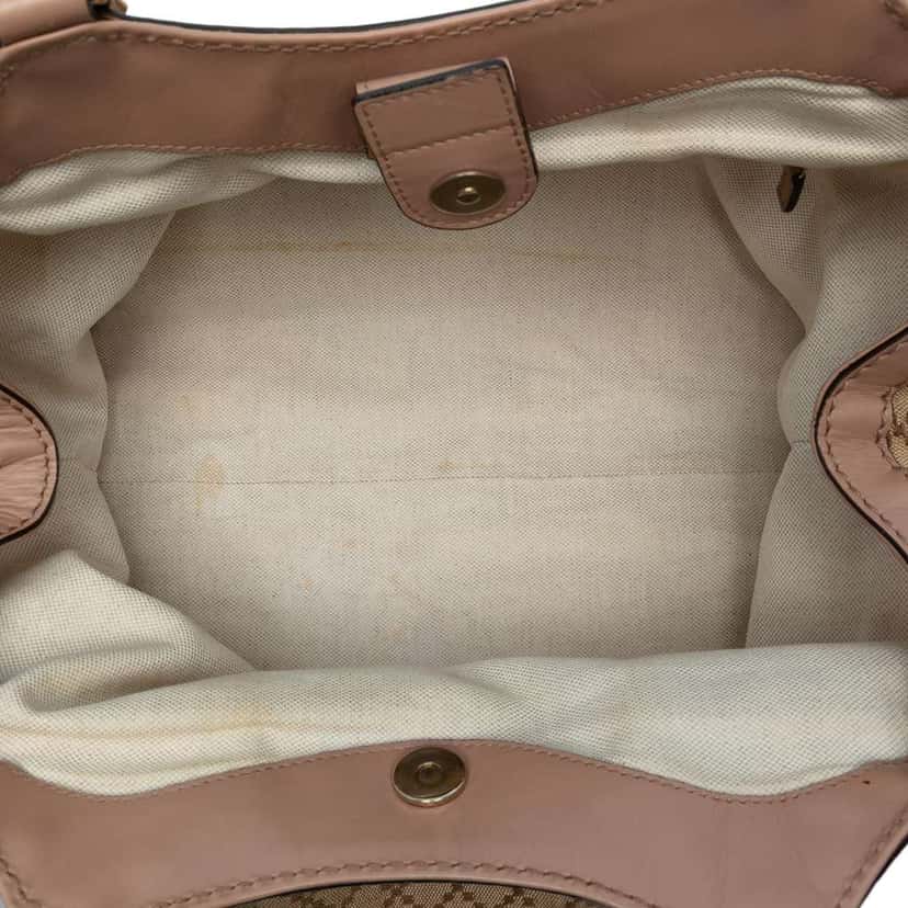 Gucci Medium Diamante Canvas Sukey Tote Brown Canvas Good condition - Model View