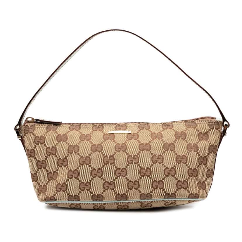 Gucci GG Canvas Boat Brown Canvas Good condition - Front View