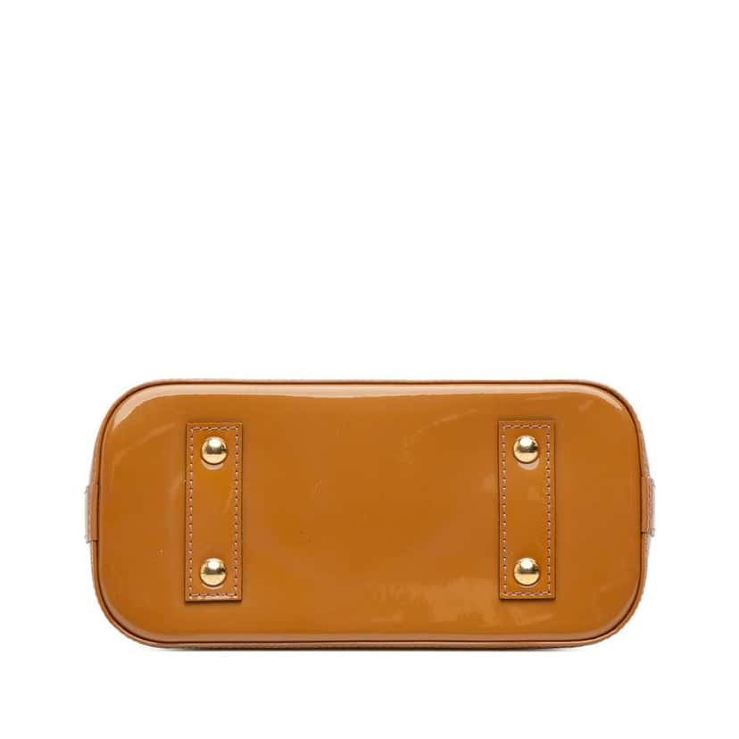 Louis Vuitton Monogram Vernis Alma BB Brown Leather Good condition - Inside View
