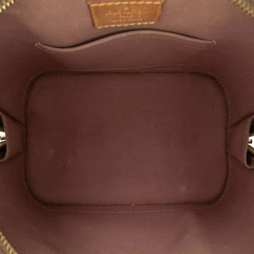 Louis Vuitton Monogram Vernis Alma BB Brown Leather Good condition - Model View