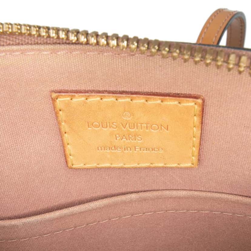 Louis Vuitton Monogram Vernis Alma BB Brown Leather Good condition - Box View