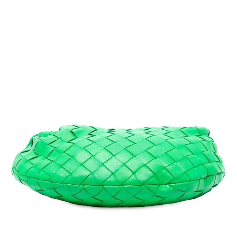 Bottega Veneta Mini Nappa Intrecciato Jodie Green Leather Good condition - Inside View