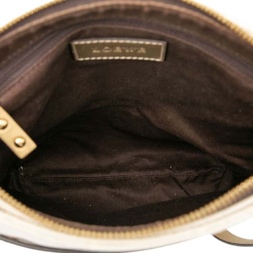 Loewe Anagram Coated Canvas Crossbody White Canvas Very good condition - Model View