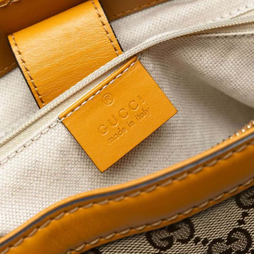Gucci GG Canvas Sukey Tote Brown Canvas Good condition - Box View