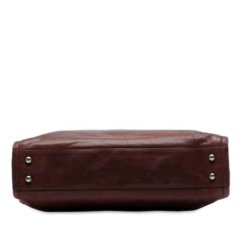 Chanel Iridescent Calfskin In The Mix Portobello Soft Tote Red Leather Good condition - Inside View