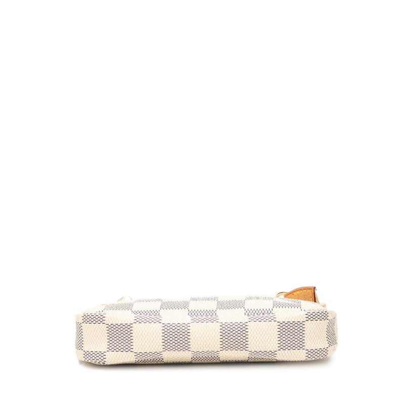 Louis Vuitton Damier Azur Mini Pochette Accessoires White Good condition - Inside View