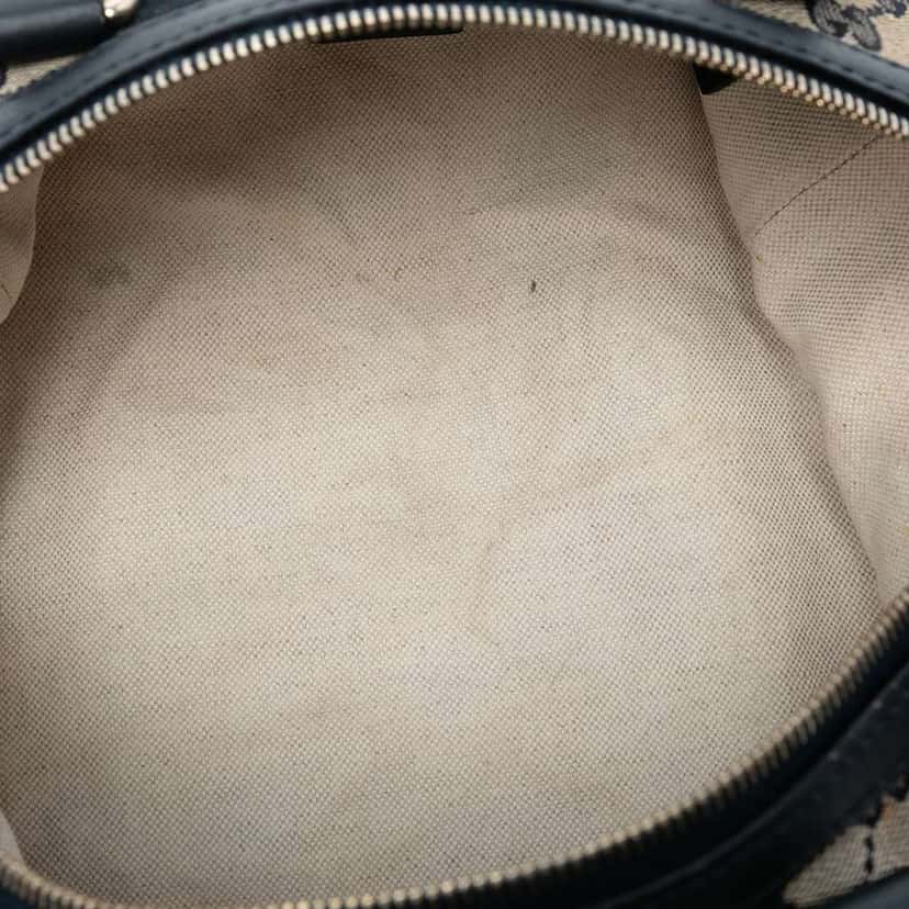 Gucci Small GG Canvas Web Joy Boston Bag Brown Canvas Good condition - Model View
