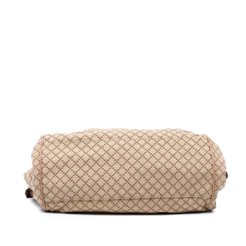 Gucci Diamante Canvas Sukey Satchel Brown Canvas Good condition - Inside View